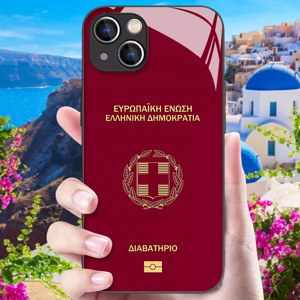 Grec Coque de Téléphone Passeport