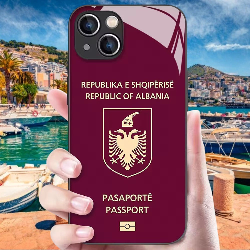 Albanie Coque de Téléphone Passeport