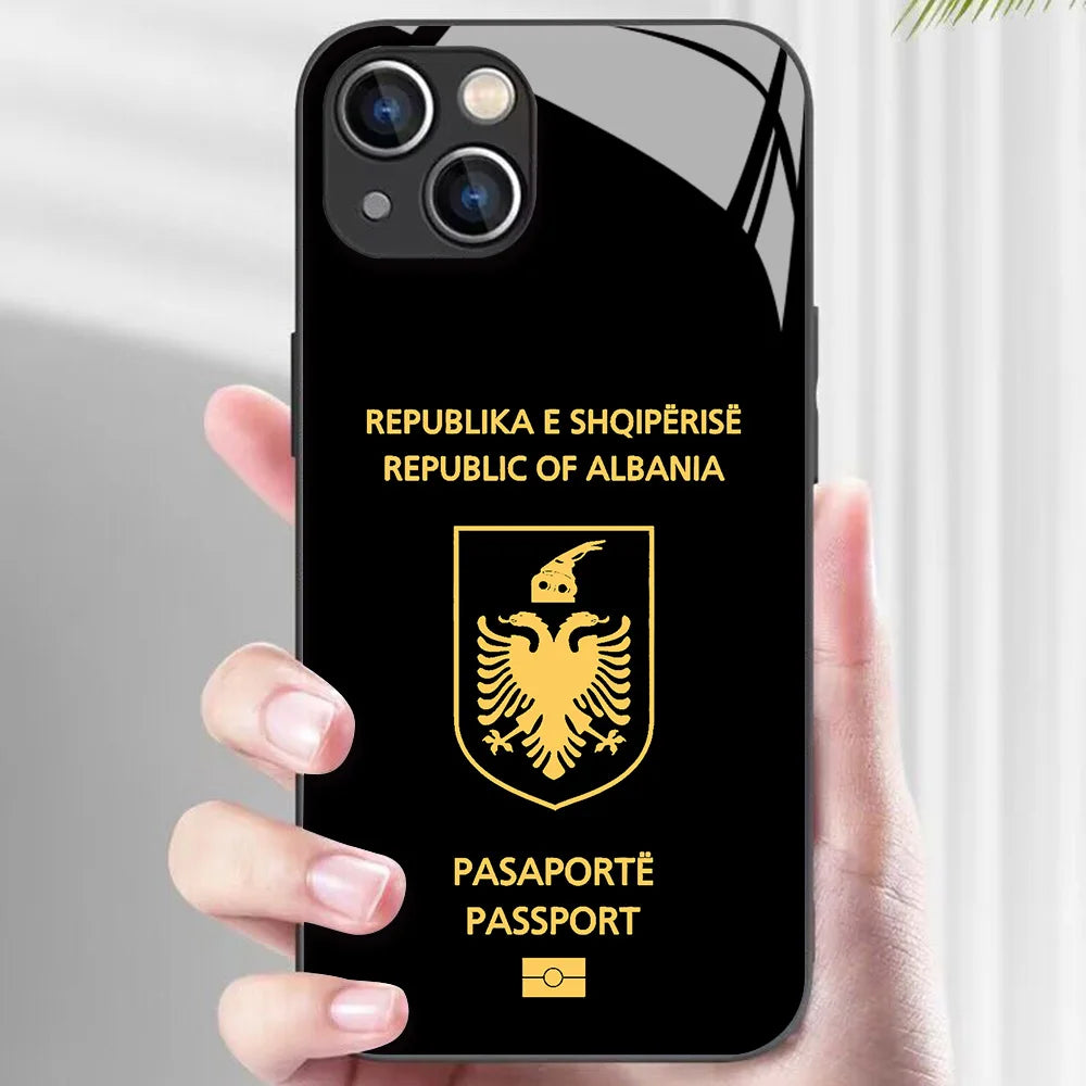 Albanie Coque de Téléphone Passeport