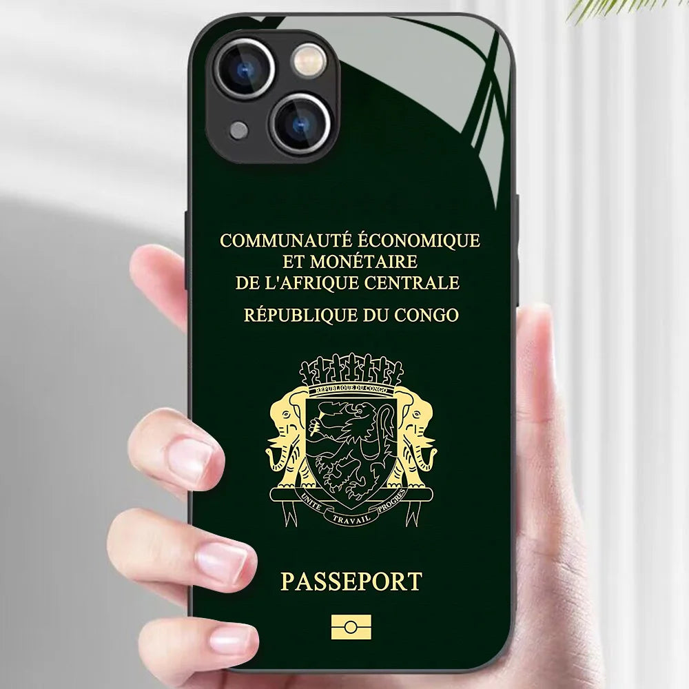 Congo Coque de Téléphone Passeport