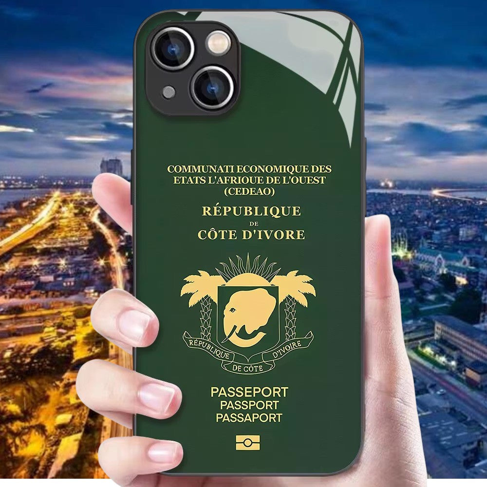 Cote D'ivoire Coque de Téléphone Passeport
