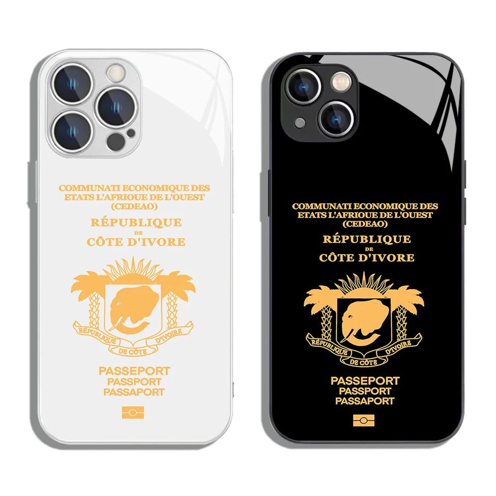 Cote D'ivoire Coque de Téléphone Passeport
