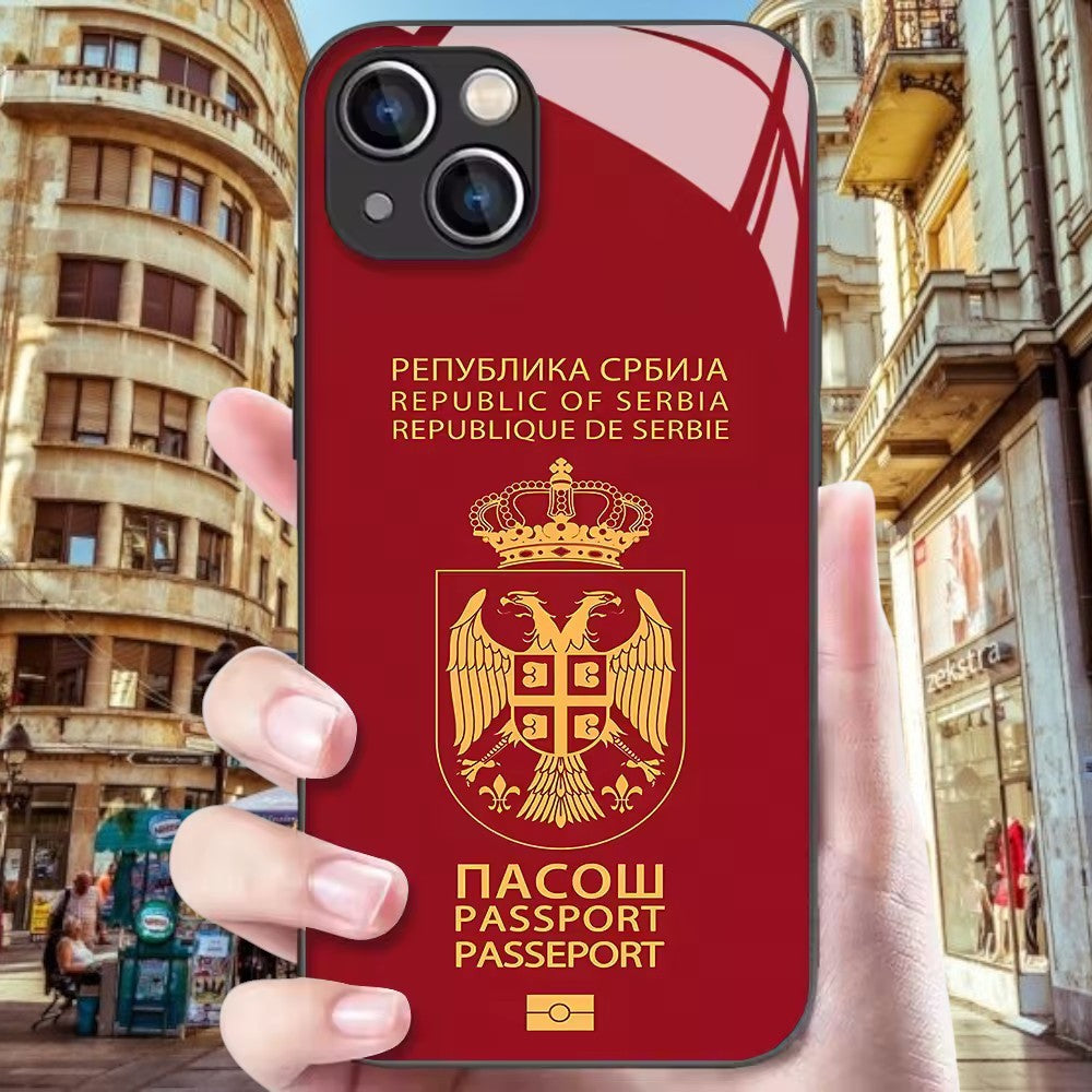Serbia Coque de Téléphone Passeport